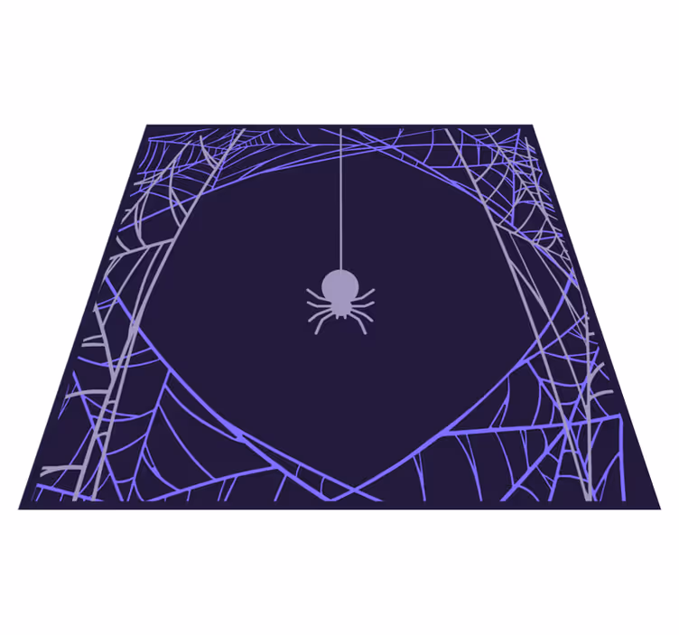 Covoare de halloween pânze de păianjen violet - TenStickers