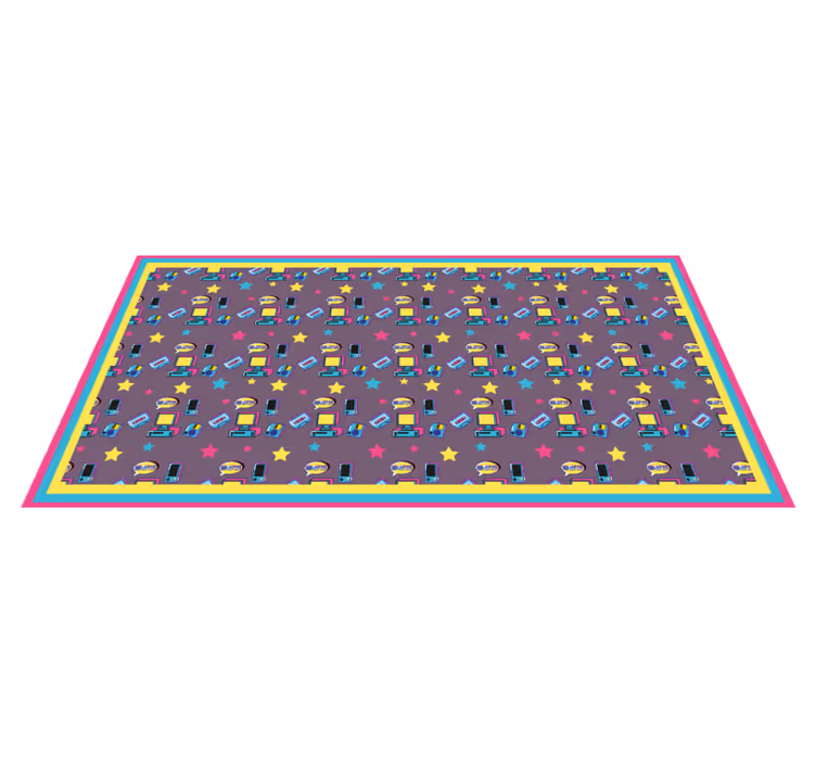 Alții covor de vinil jucării tehnologice colorate - TenStickers