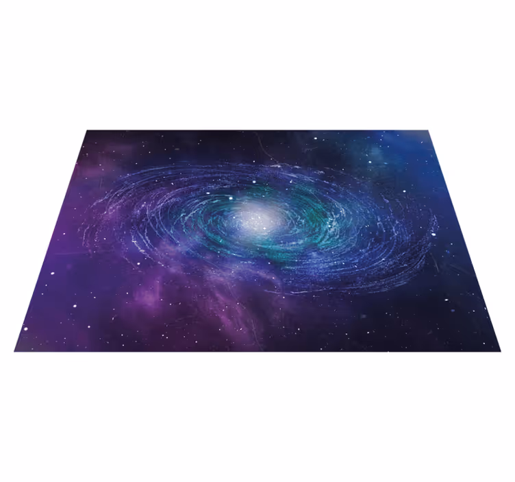 Covor de vinil stele model de vârtej galactic - TenStickers
