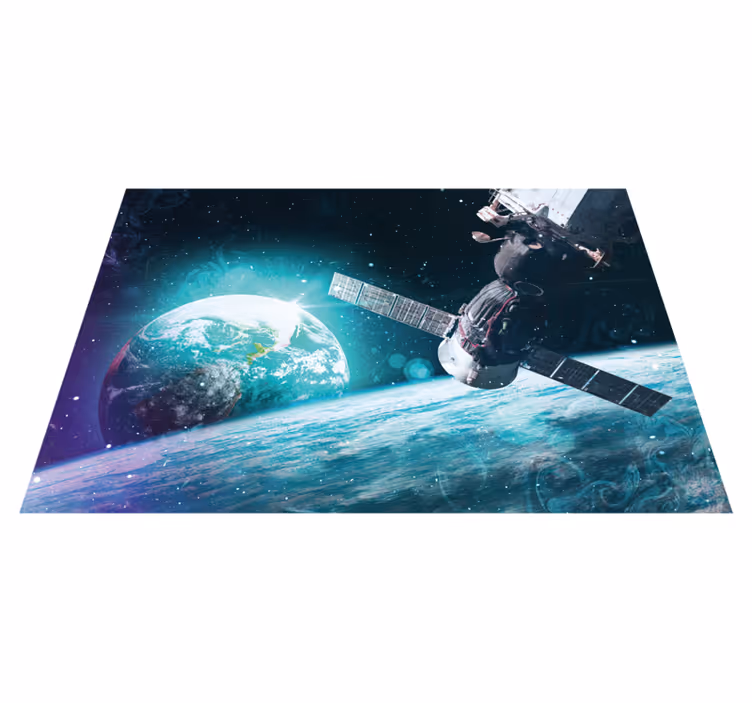 Covor de vinil stele explorarea călătoriei galactice - TenStickers