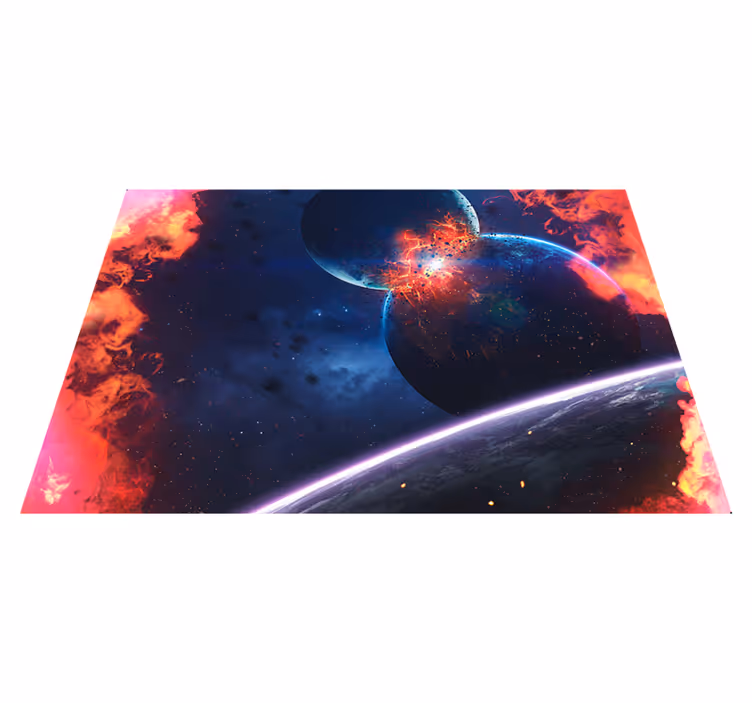 Covor de vinil stele aventură galactică cosmică - TenStickers