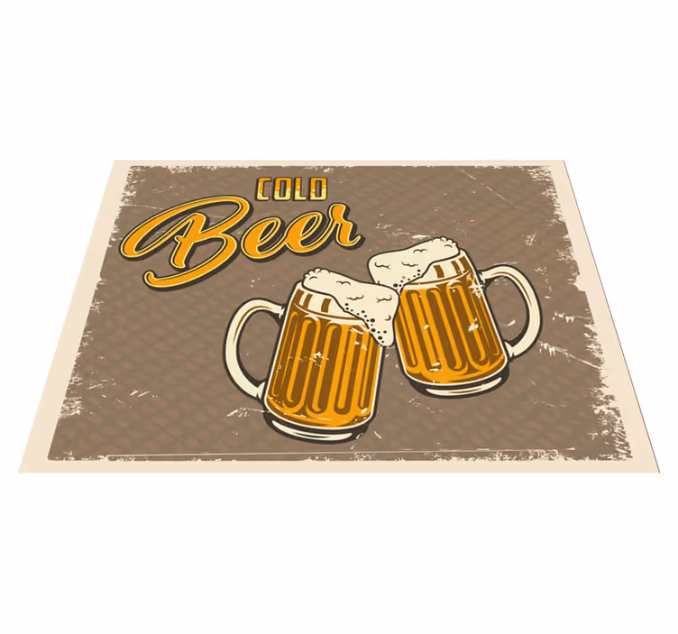 Bere rece retro gresie bucatarie murdara - TenStickers