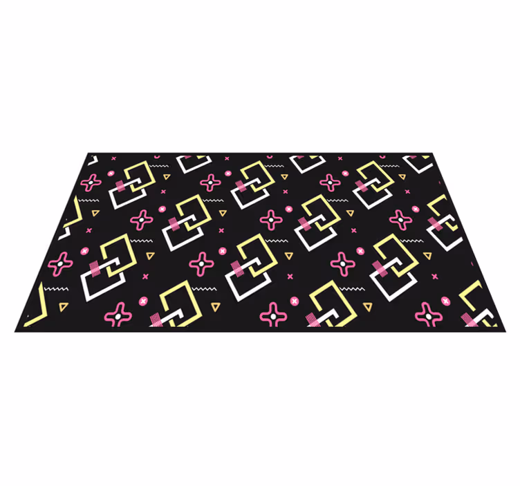 Covor de vinil geometric joc modern de modele - TenStickers