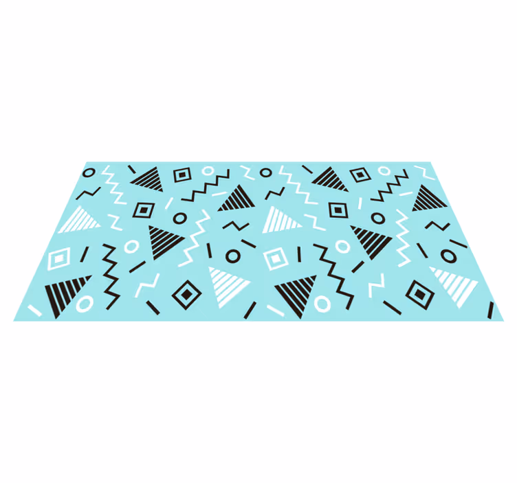 Covor de vinil geometric aranjamentul formularelor - TenStickers