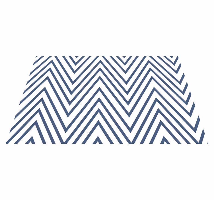 Covor de vinil geometric model chevron îndrăzneț - TenStickers