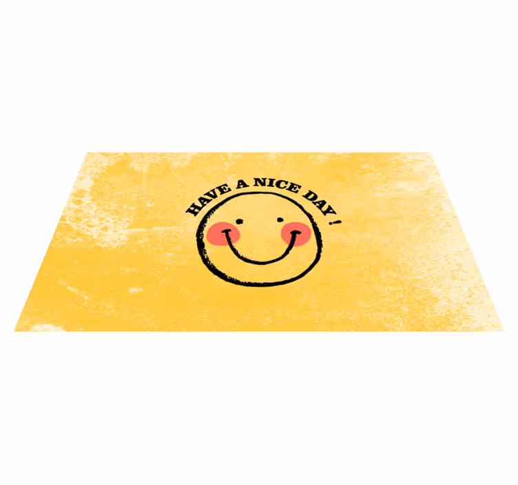 Covoare de vinil cu fraze o zi plăcută! - TenStickers