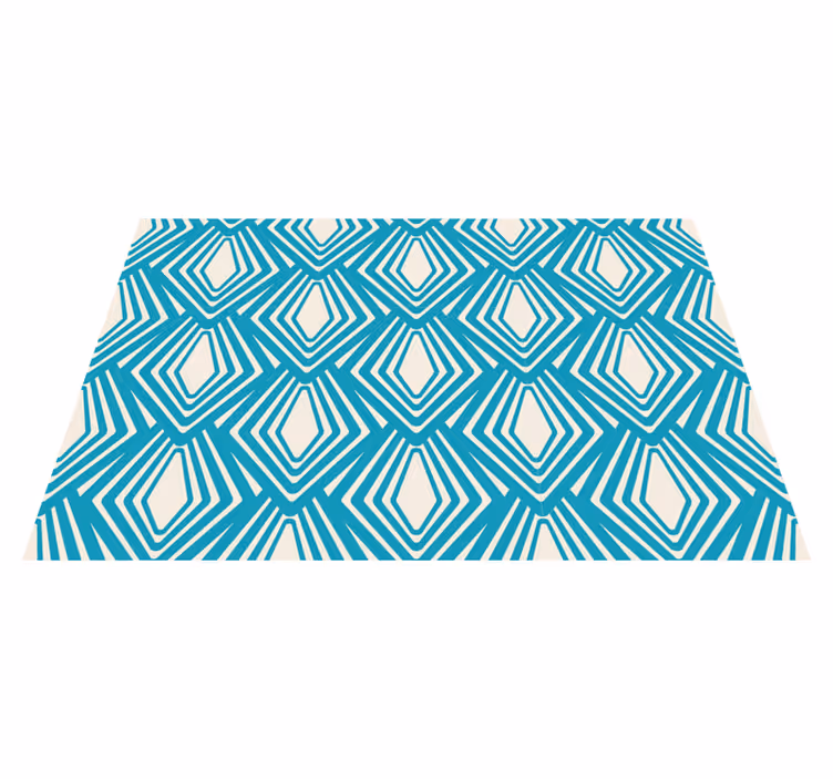 Covor vinil dormitor straturi geometrice elegante - TenStickers