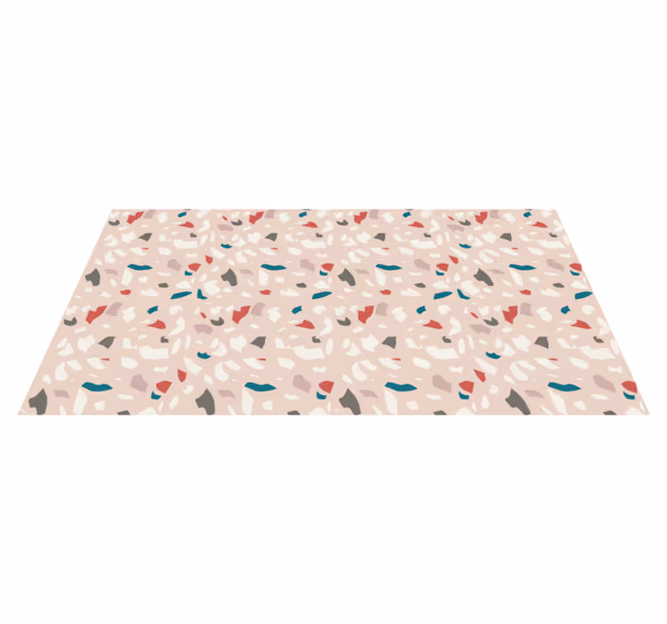 Covor din vinil model colorat de terrazzo - TenStickers