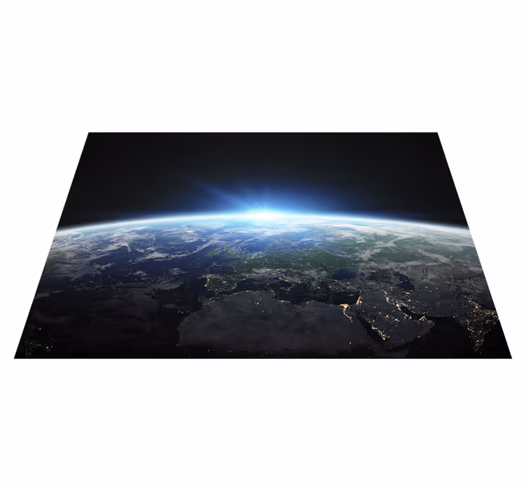 Space planet astronomy covor dormitor - TenStickers