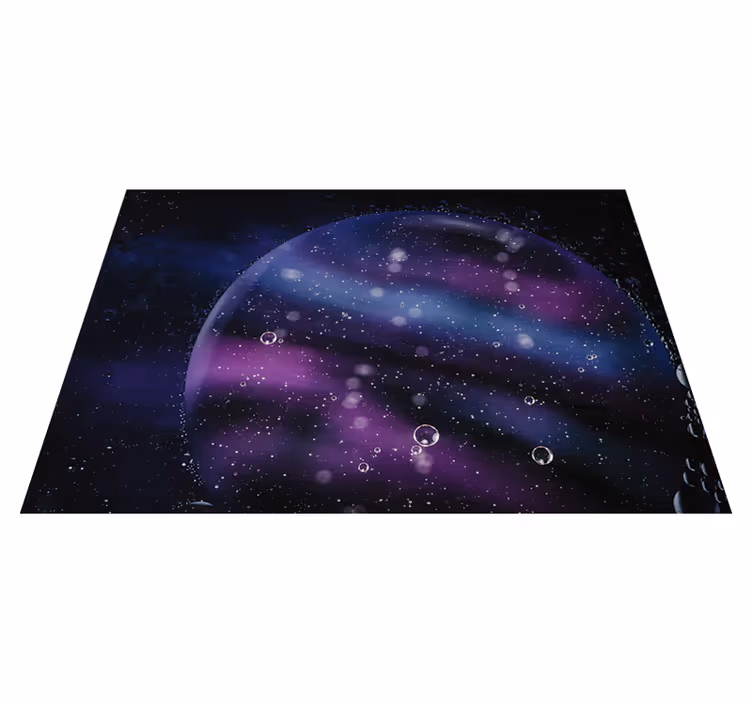 Covor de vinil stele iluzia bulei cosmice - TenStickers