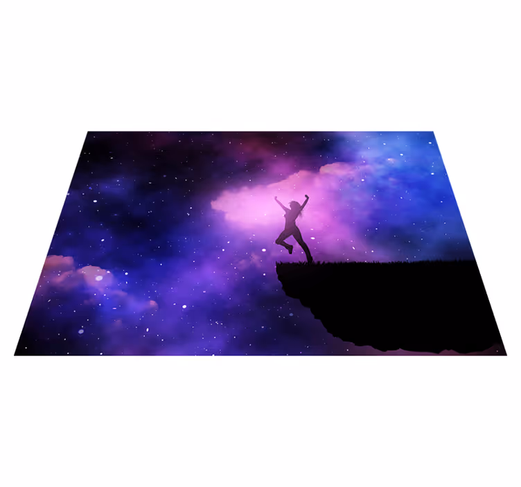 Covor de vinil stele călătorie cosmică - TenStickers