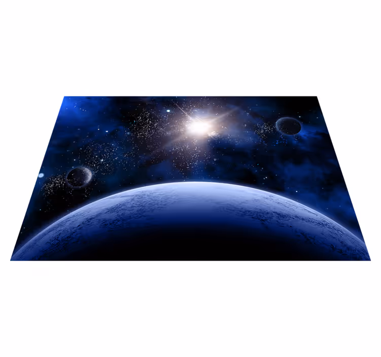 Alții covor de vinil scenă cosmică înstelată - TenStickers