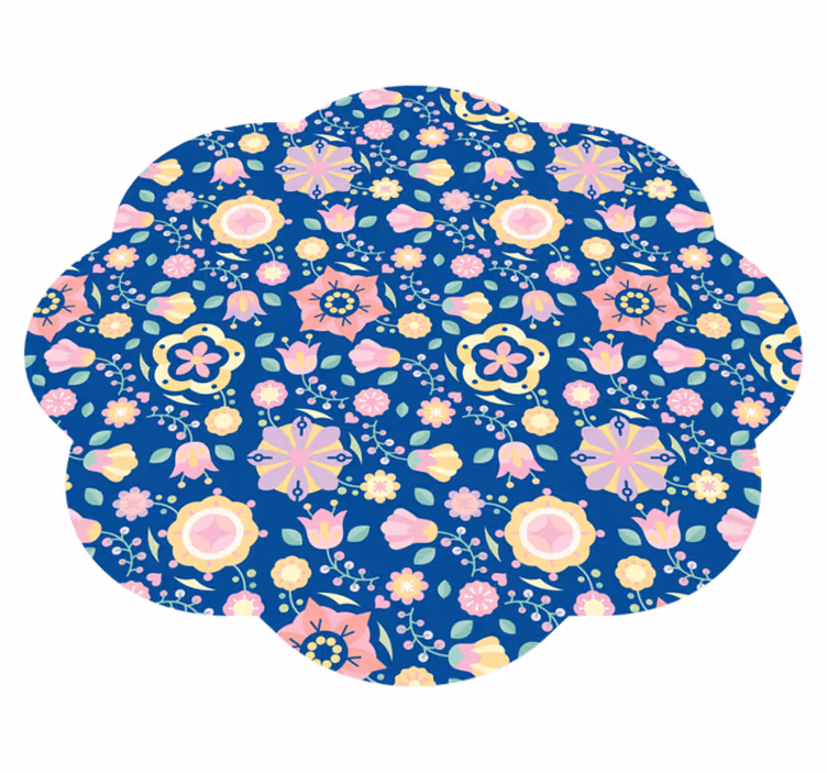 Covor vinil flori și plante fericire botanică - TenStickers