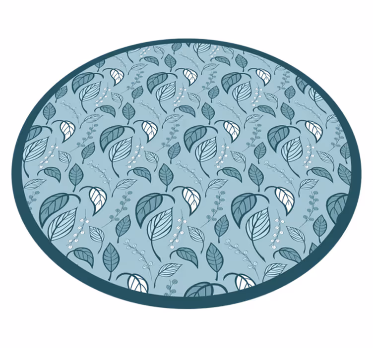 Covor vinil flori și plante motivul frunzișului - TenStickers