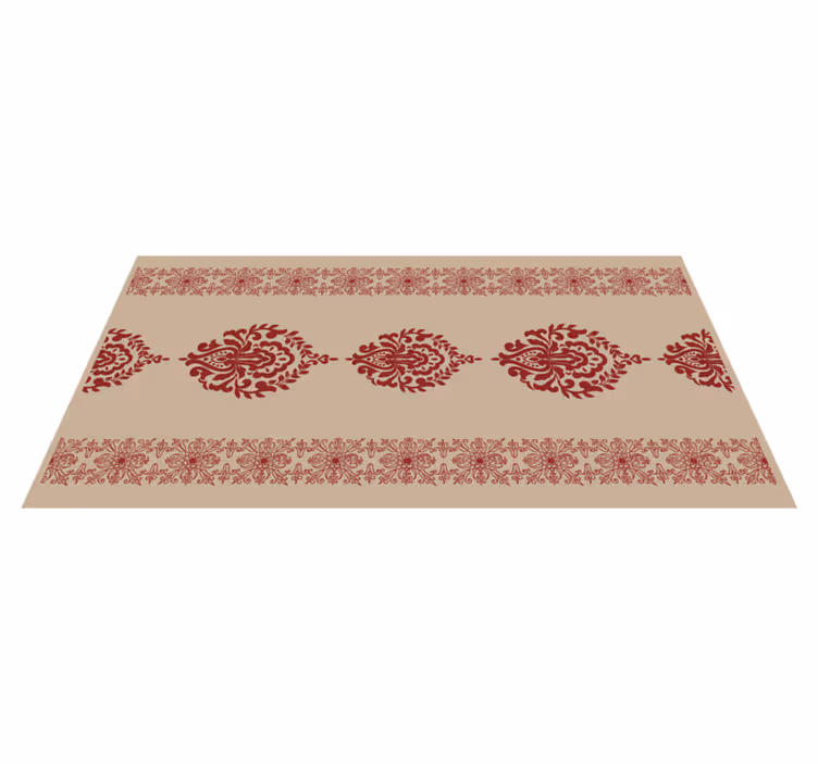 Covor vinil modern motiv floral decorativ - TenStickers