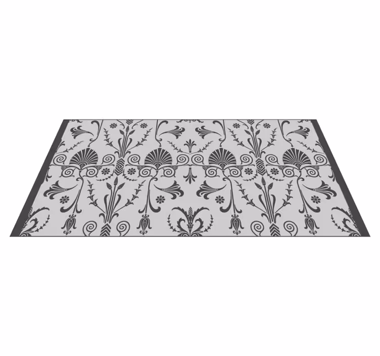 Covor vinil modern model decorativ floral - TenStickers