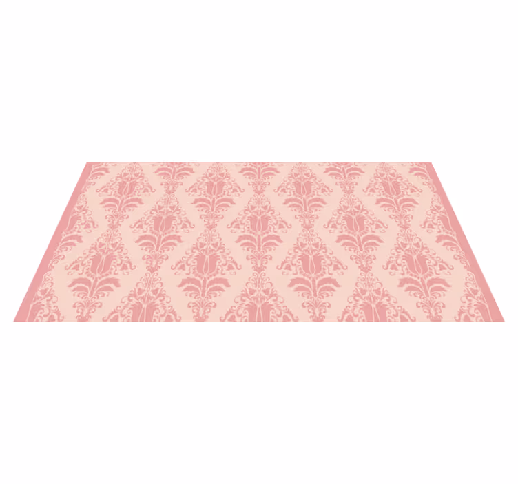 Covor floral roz provincial francez - TenStickers
