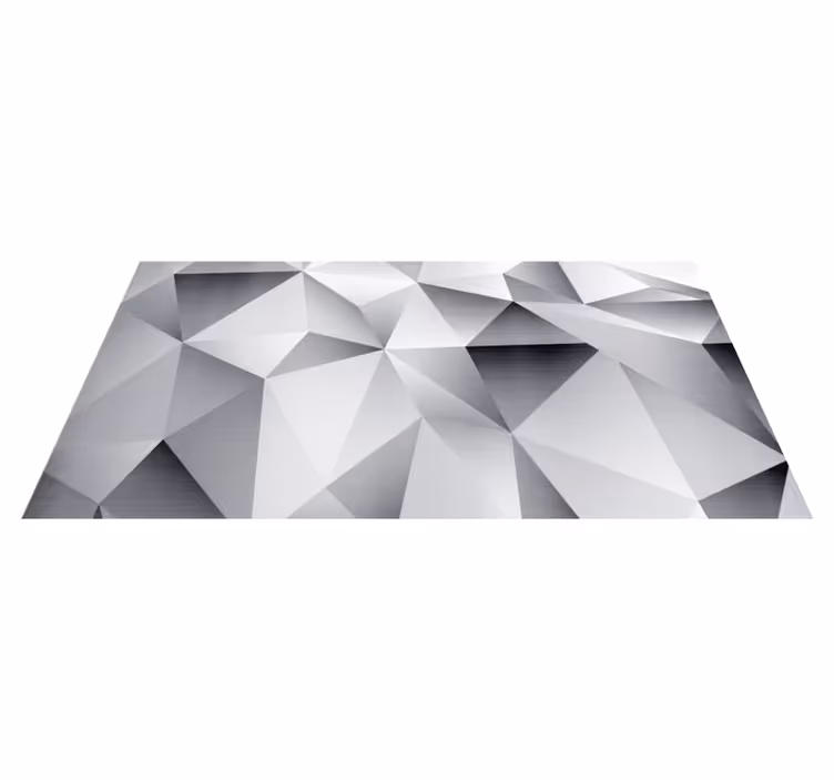 Gresie argintie geometrice cosmice hol intrare - TenStickers