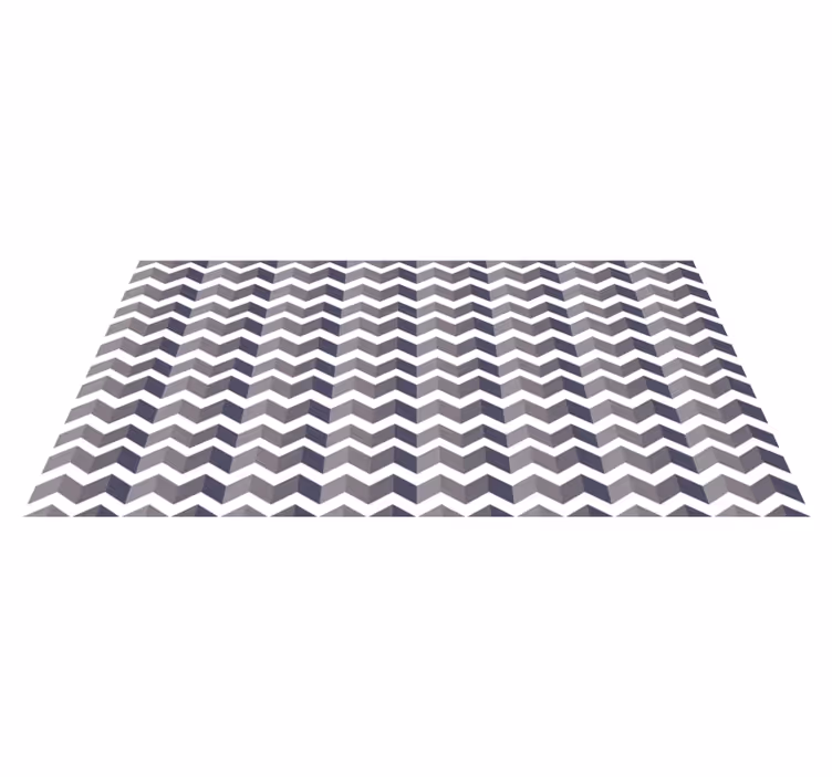 Covor de vinil geometric eleganță în modelul Chevron - TenStickers
