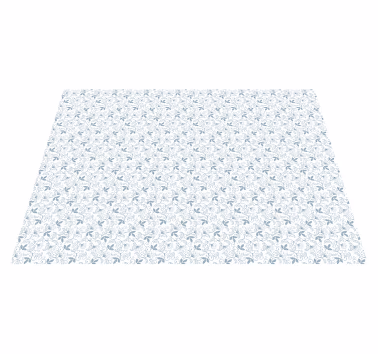 Covor vinil flori și plante model floral elegant - TenStickers