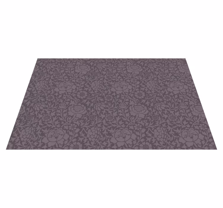 Covor vinil flori și plante model floral elegant - TenStickers