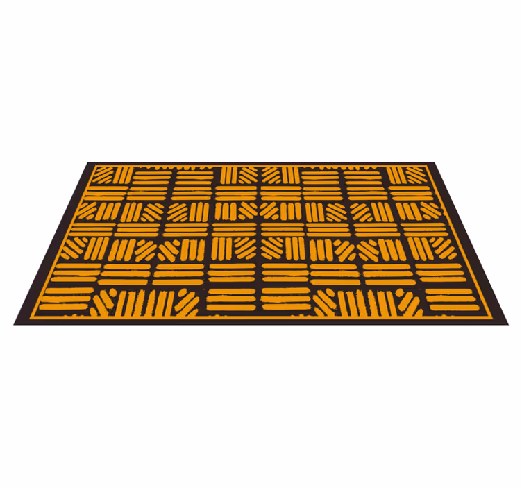 Covor de vinil etnic model geometric abstract - TenStickers