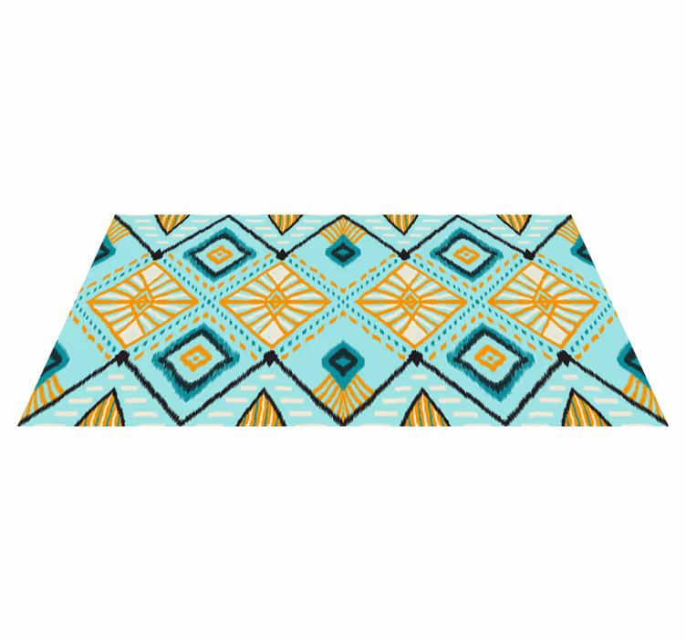 Covor de vinil etnic model geometric tribal - TenStickers