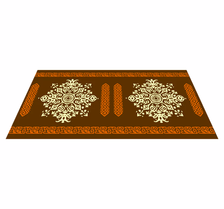 Covor vinil mandala ansamblu motiv mandala - TenStickers