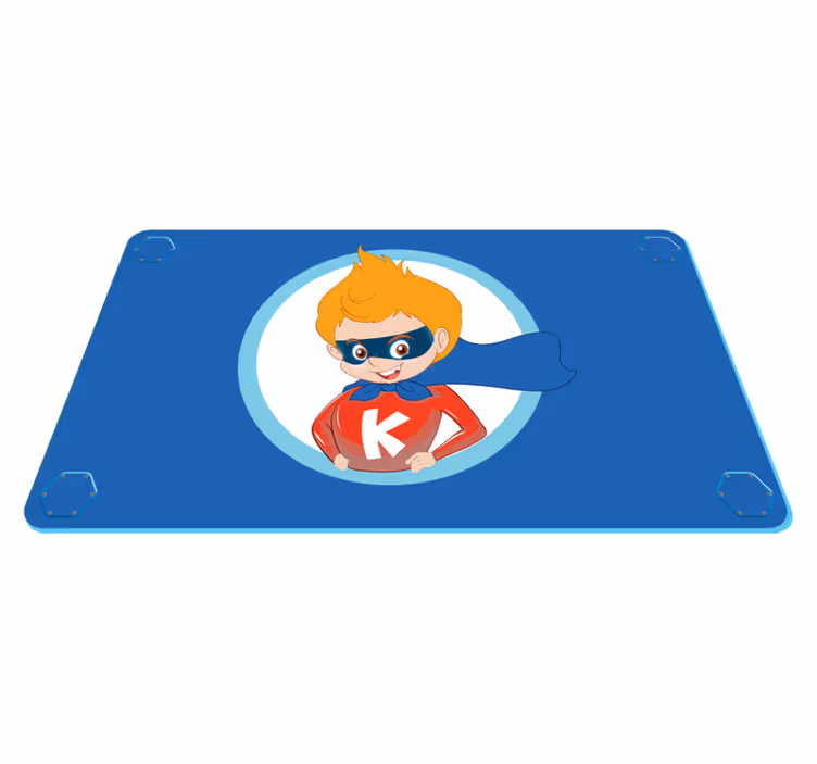 Covor de vinil pentru copii cu personaje de supereroi - TenStickers