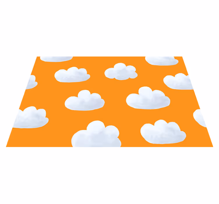Covor de vinil pentru copii cer înnorat - TenStickers
