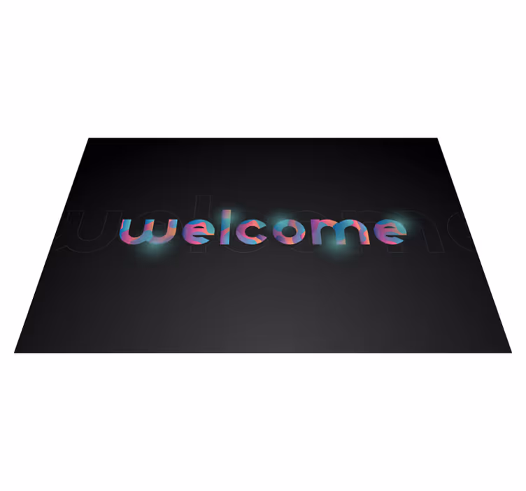 Gresie colorate de bun venit pentru hol - TenStickers