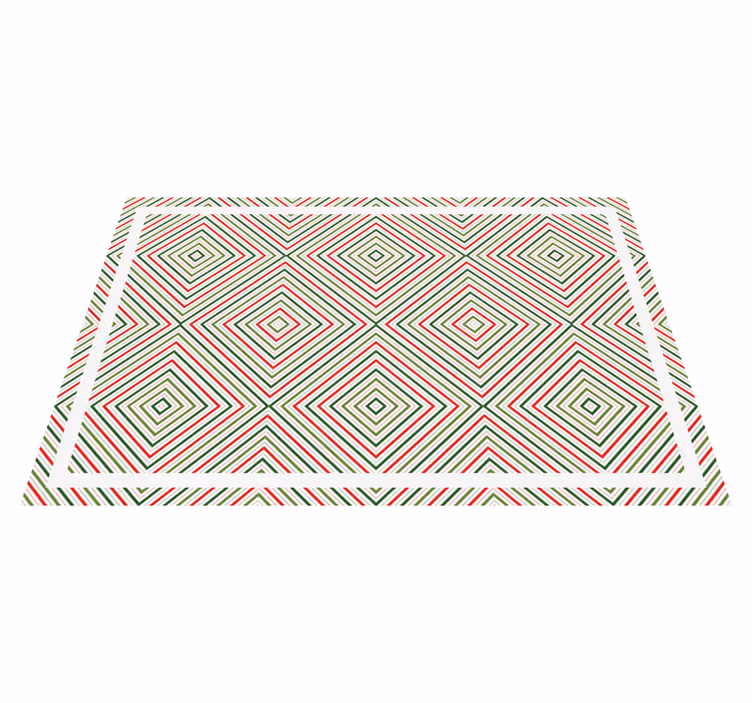 Covor de vinil geometric structură geometrică cu diamant - TenStickers