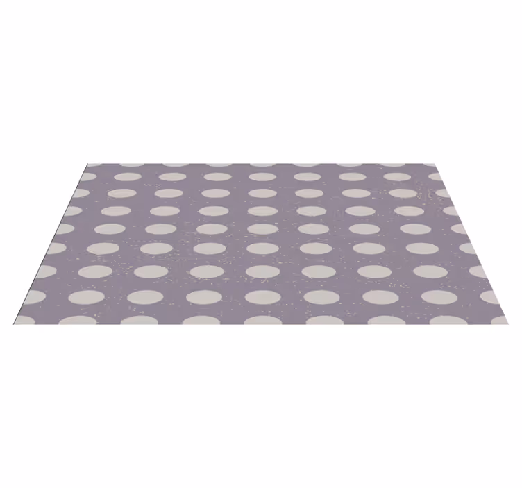 Covor de vinil geometric model minimalist cu buline - TenStickers