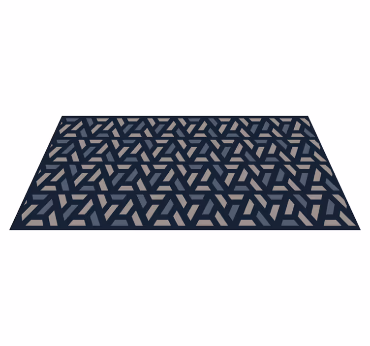 Covor de vinil geometric unghiuri de interconectare - TenStickers