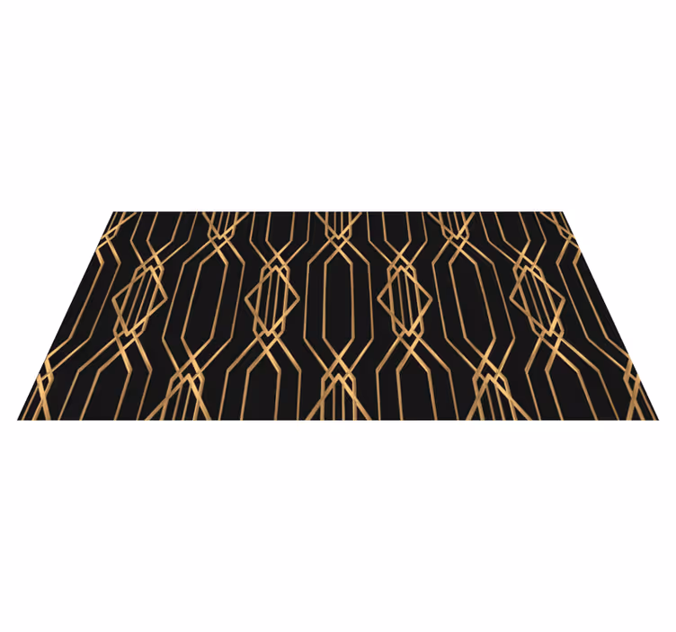 Covor de vinil geometric eleganță art deco - TenStickers
