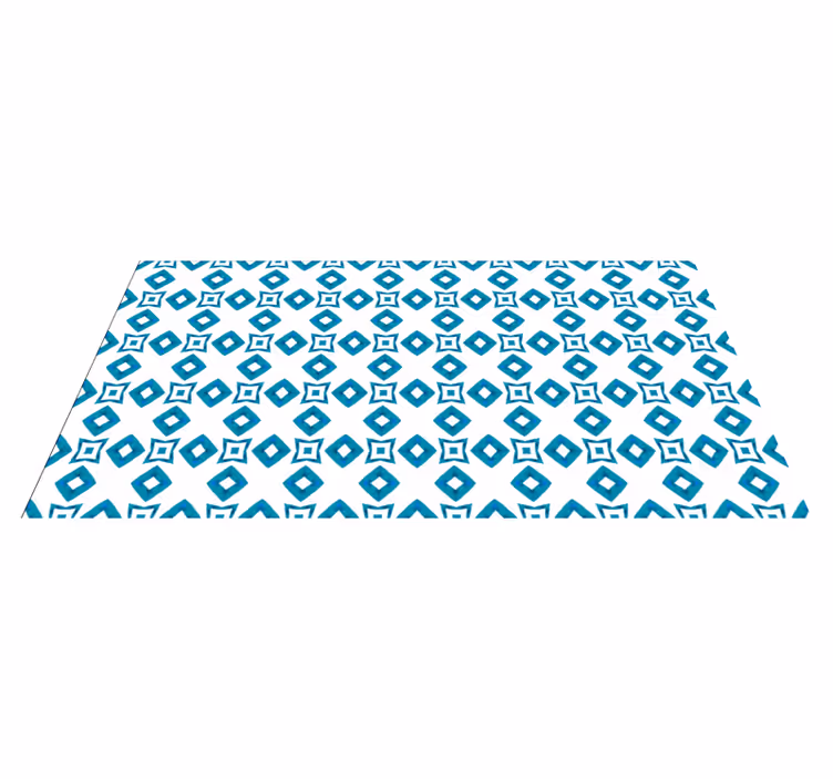 Covor de vinil geometric motiv de diamant - TenStickers