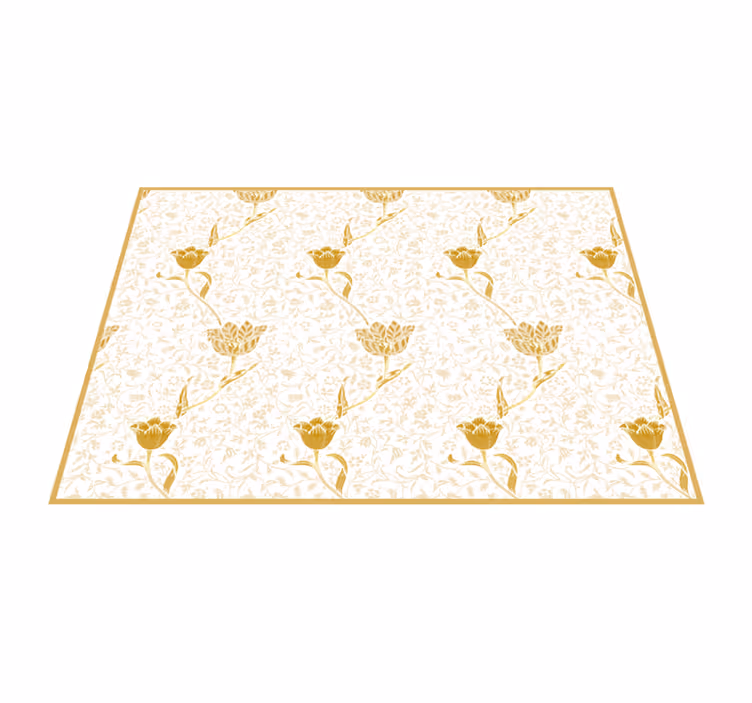 Covor vinil flori și plante eleganță florală - TenStickers