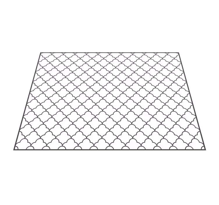 Covor de vinil geometric suprapunere model zăbrele - TenStickers