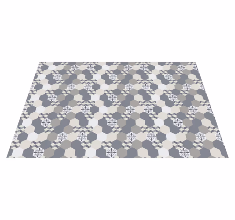 Covor vinil efect de țiglă țiglă geometrică - TenStickers