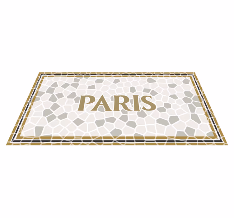 Covor de vinil cu nome model de fagure paris - TenStickers