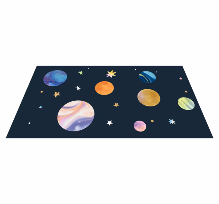 Covor de vinil star universe and stars - TenStickers