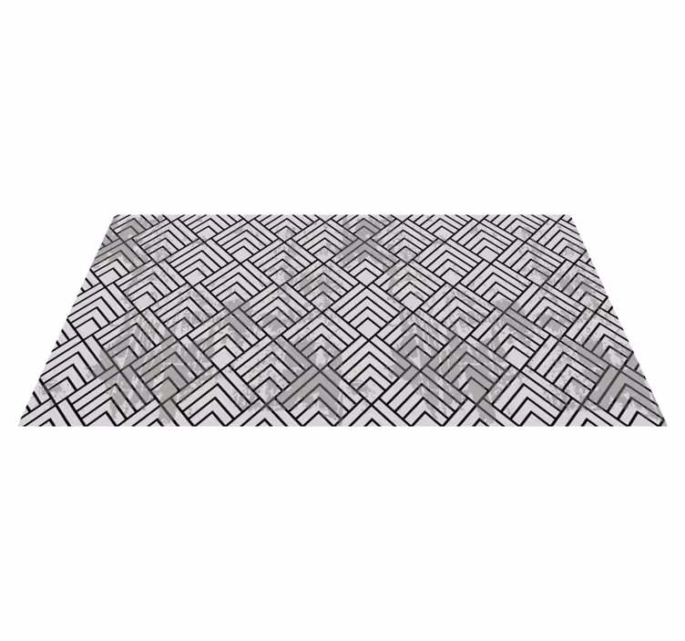 Covor de vinil geometric chevron geometric - TenStickers