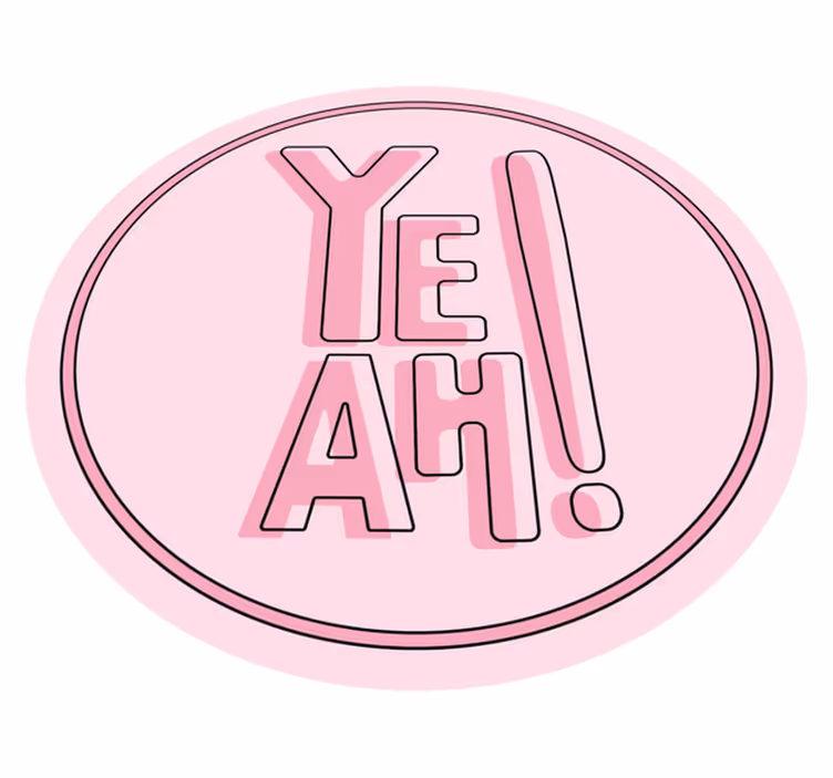Covoare de vinil cu fraze motiv text expresiv - TenStickers