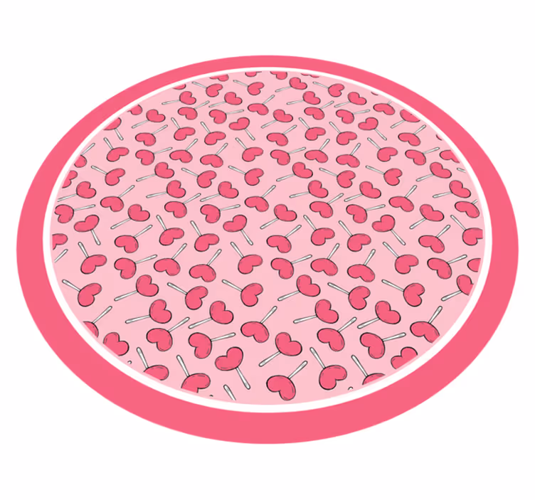 Covor de vinil pepiniere cerc delicios de cireșe - TenStickers
