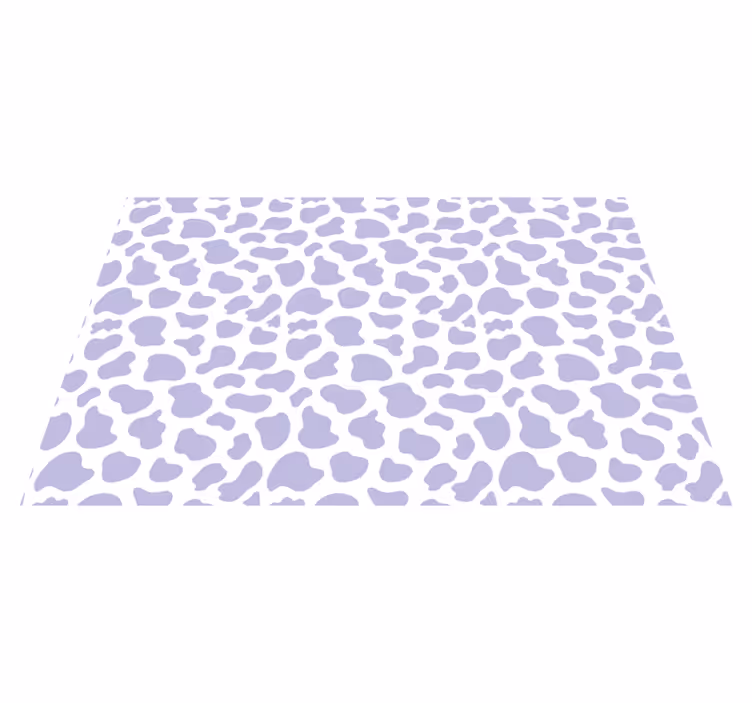 Covor vinil animalier pete de leopard de lavandă - TenStickers