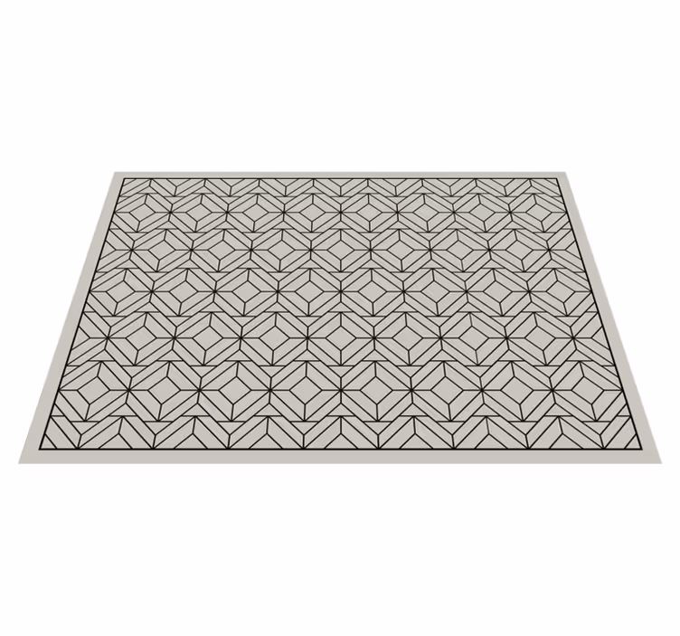 Covor de vinil pentru baie covoraș de baie geometric - TenStickers