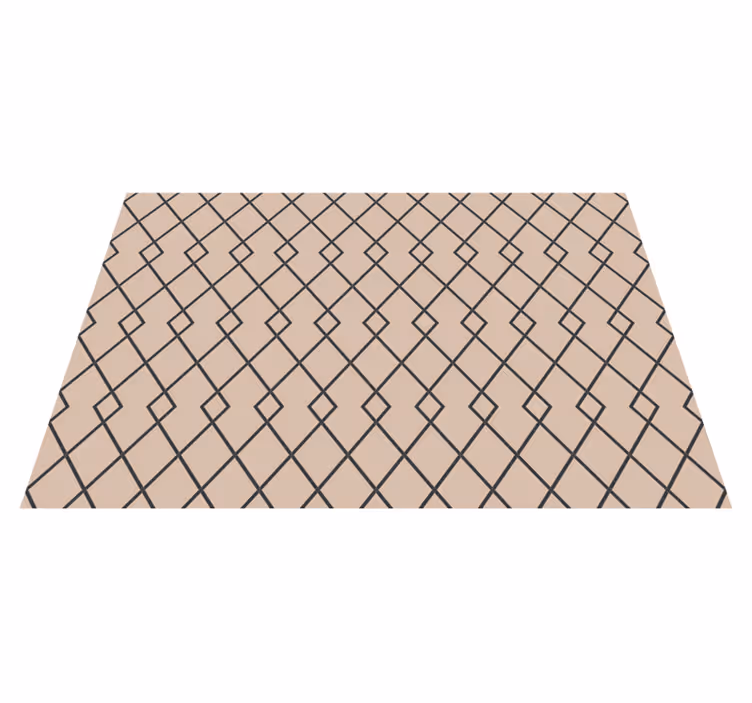 Covor de vinil geometric motiv grațios de diamant - TenStickers