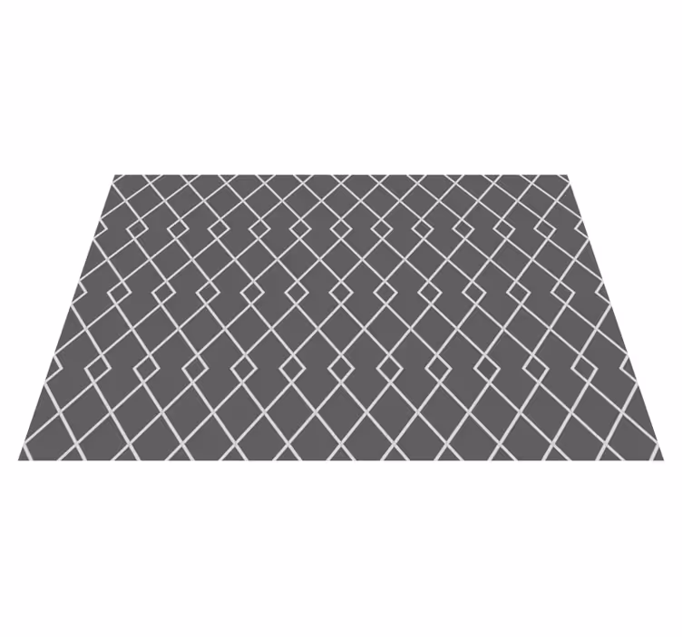 Covor de vinil geometric aranjament elegant cu diamante - TenStickers