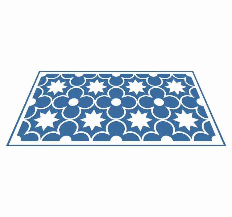 Covor vinil efect de țiglă motiv tradițional - TenStickers