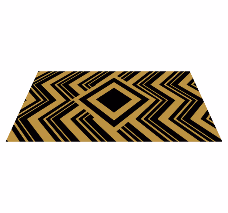 Covor de vinil geometric contrast geometric - TenStickers